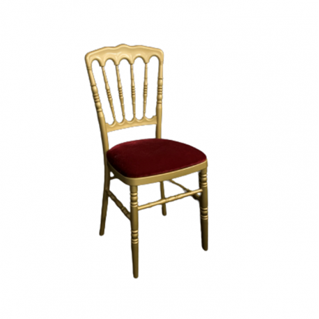 Location chaise napoléon or