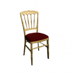 Location chaise napoléon or