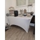 Location nappe rectangle en blanc 240*150cm