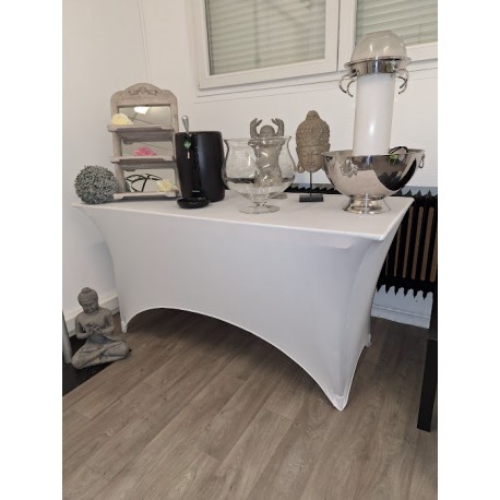 Location nappe rectangle en blanc 240*150cm